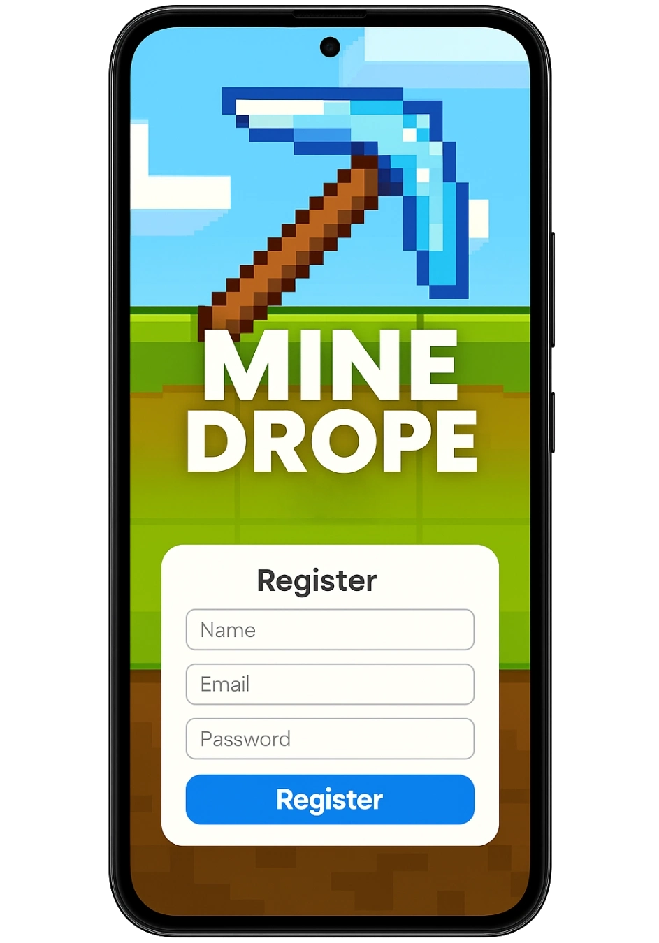 Mine Drop Secure Login System - Two-Factor Authentication and Password Protection
